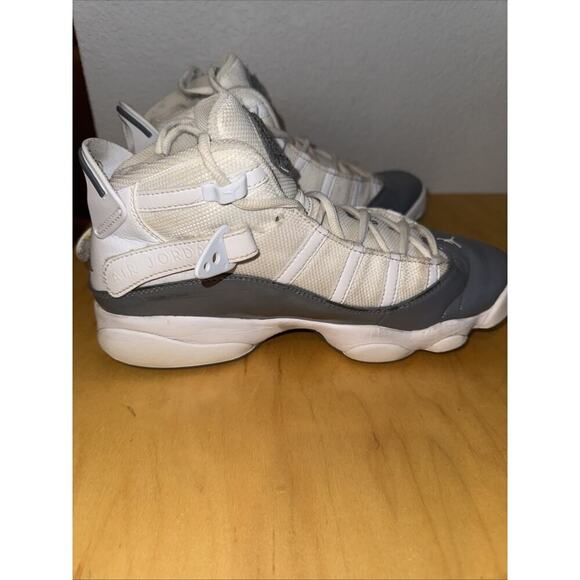 Men’s Nike Size 7.5 Jordan 6 Rings White Cool Grey 322992-121 - Picture 7 of 10